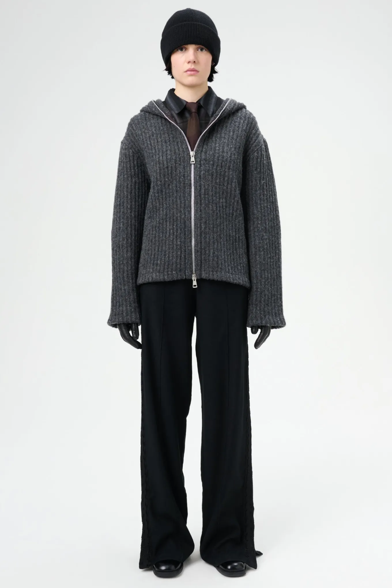 Antracite Mega Rib Wool