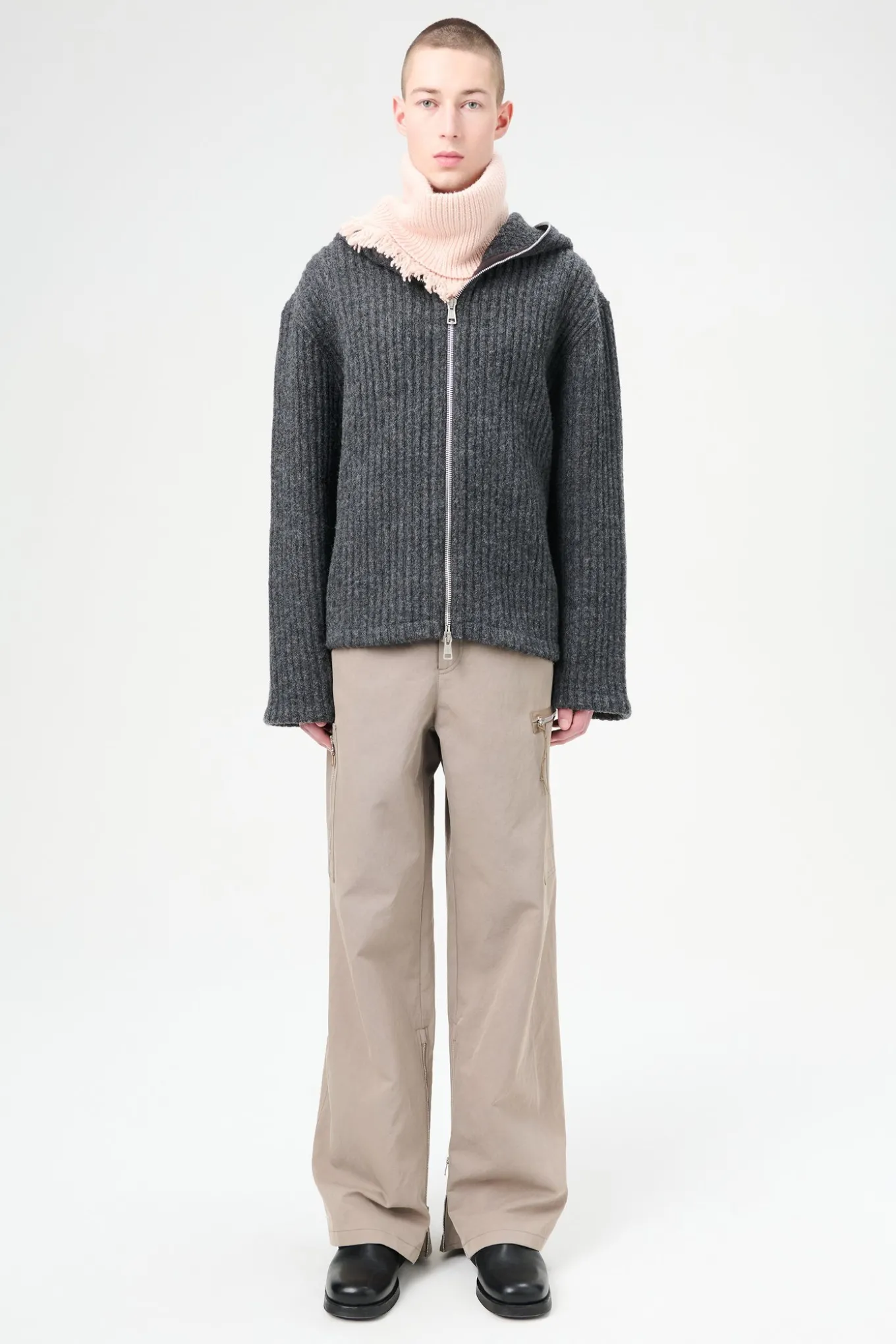 Antracite Mega Rib Wool