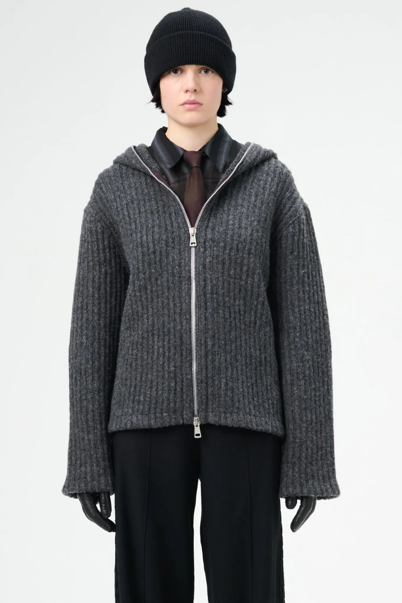 Antracite Mega Rib Wool