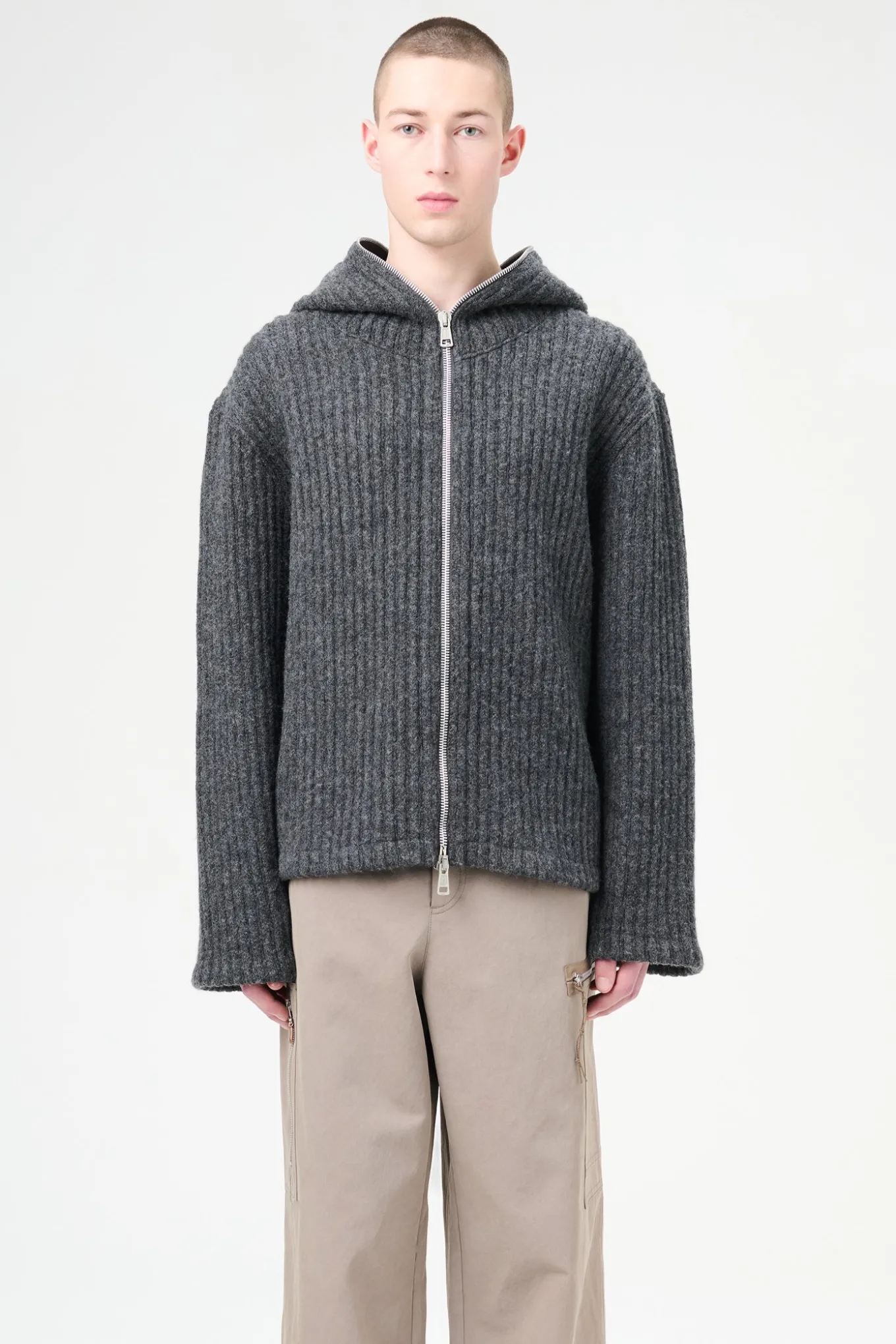Antracite Mega Rib Wool