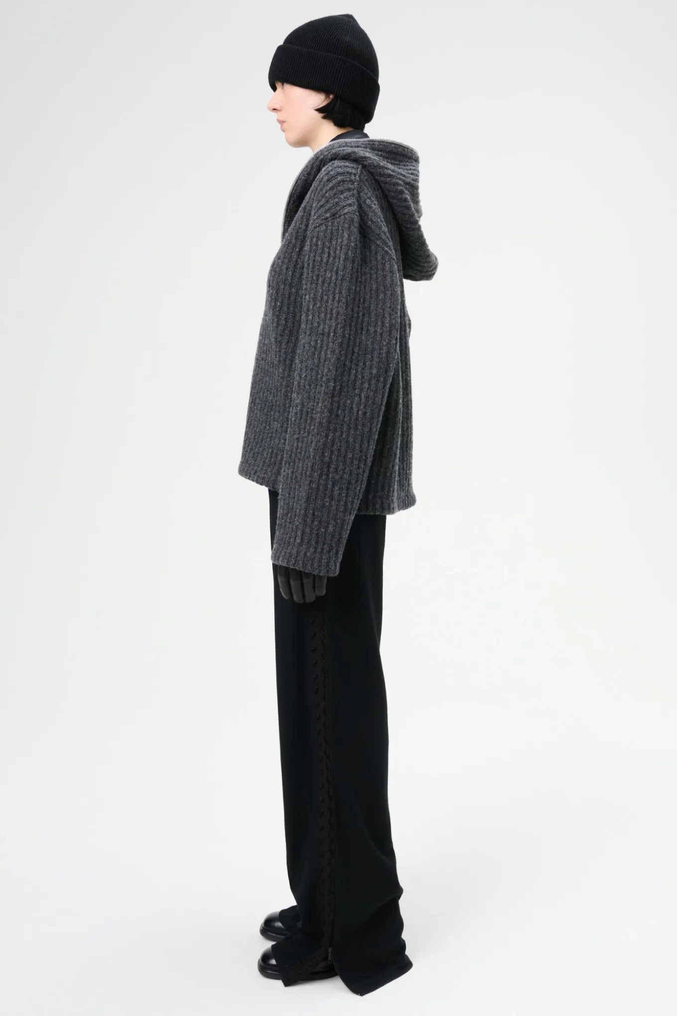 Antracite Mega Rib Wool