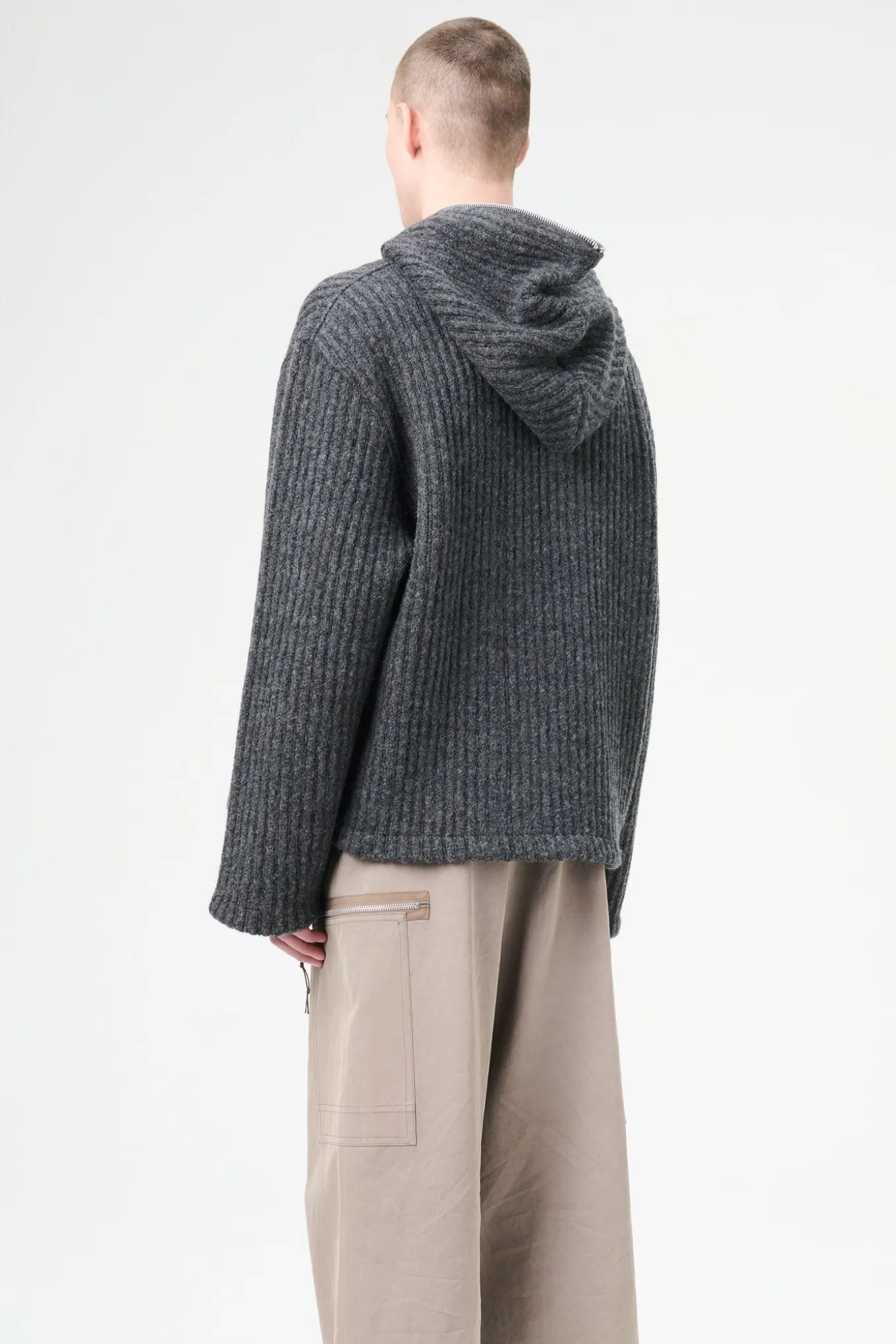 Antracite Mega Rib Wool