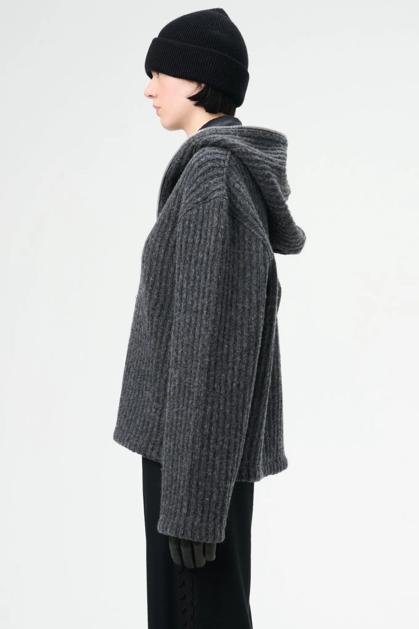 Antracite Mega Rib Wool
