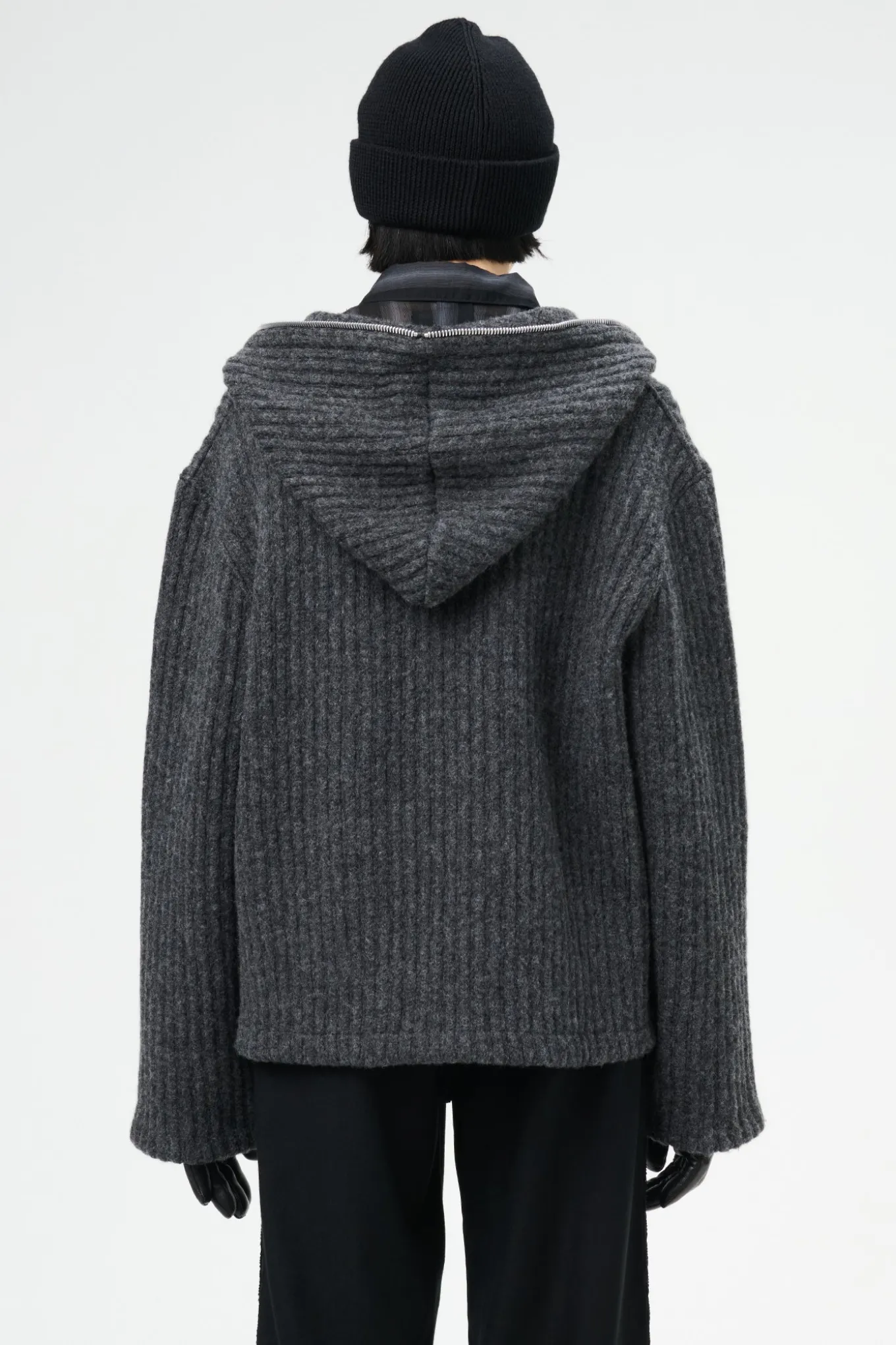 Antracite Mega Rib Wool