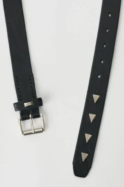 Arrow Head Black Leather