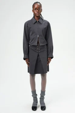 Ash Black Seventies Sateen