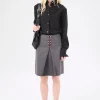 Ash Black Seventies Sateen