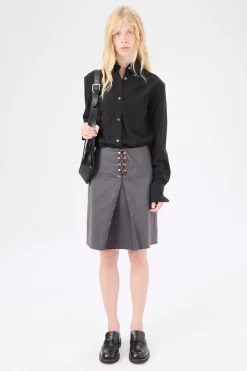 Ash Black Seventies Sateen