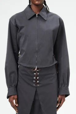 Ash Black Seventies Sateen