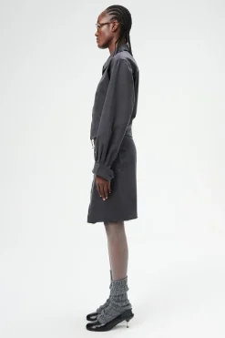 Ash Black Seventies Sateen