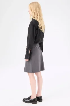 Ash Black Seventies Sateen