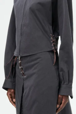 Ash Black Seventies Sateen