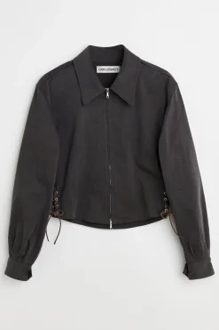 Ash Black Seventies Sateen