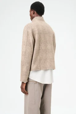 Beige Hound Check
