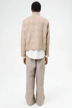 Beige Hound Check