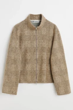 Beige Hound Check
