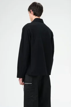 Black Brushed Cotton