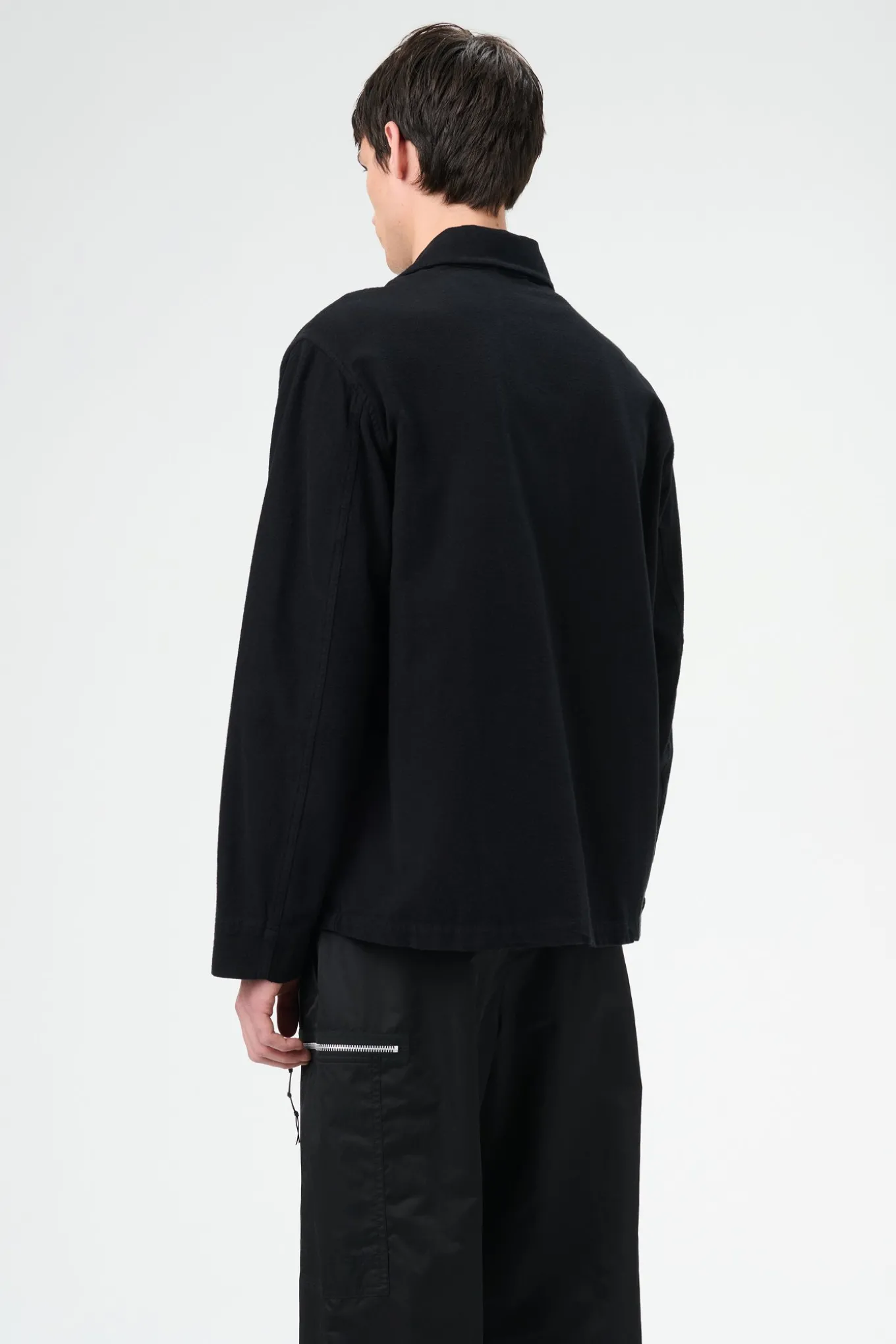 Black Brushed Cotton