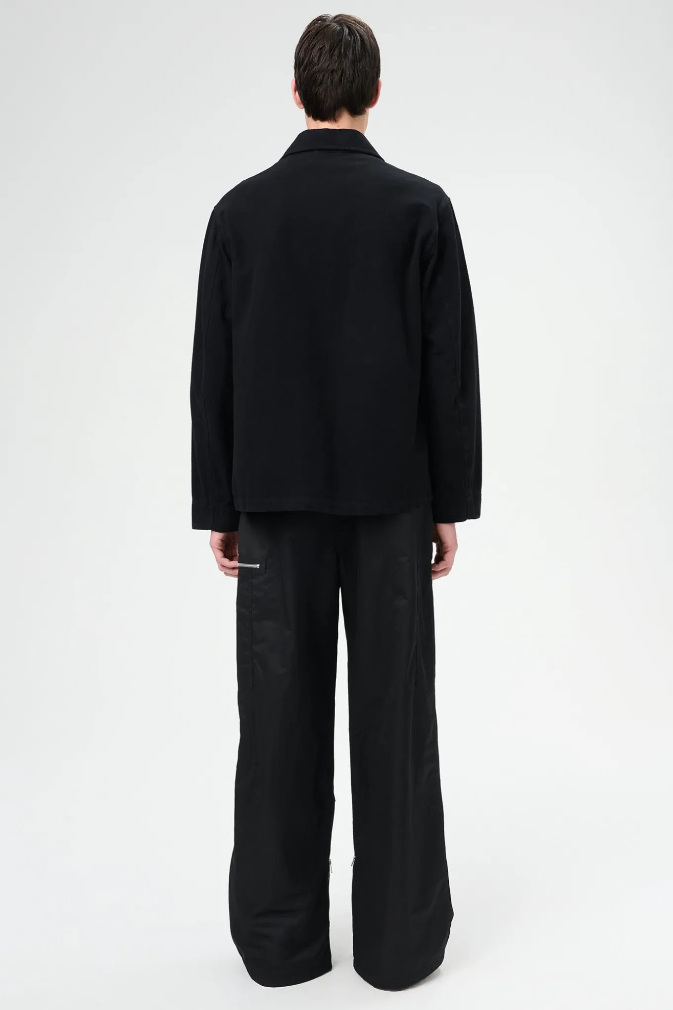 Black Brushed Cotton