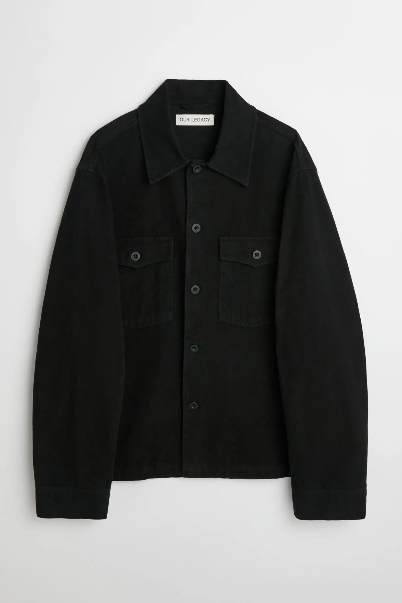 Black Brushed Cotton
