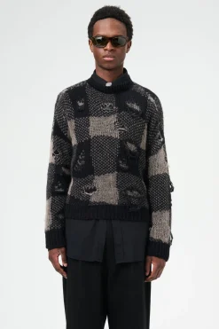 Black Destructive Gingham
