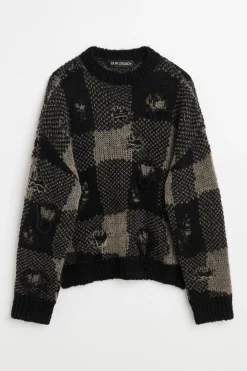 Black Destructive Gingham