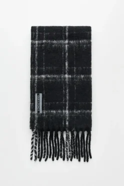 Black Fuzzy Alpaca Check
