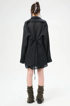 Black Gauze Ramie