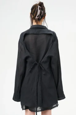 Black Gauze Ramie