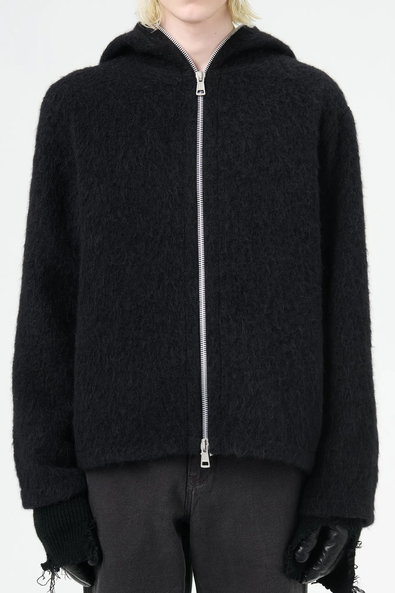 Black Hairy Wool