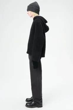 Black Hairy Wool