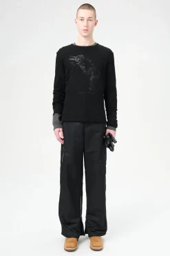 Black High Gloss Sateen
