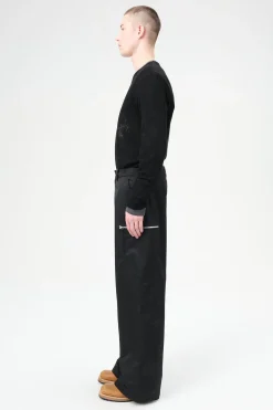 Black High Gloss Sateen