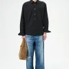 Black Liquid Poplin