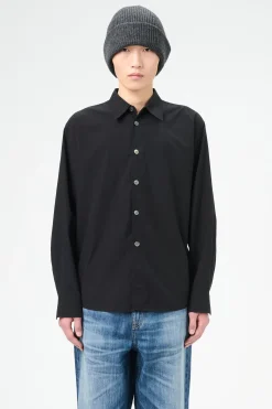 Black Liquid Poplin