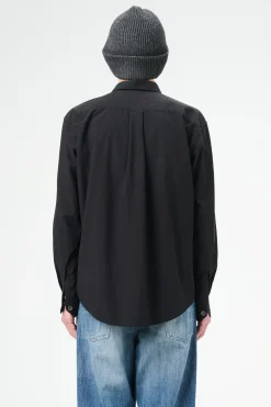 Black Liquid Poplin