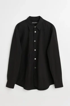Black Liquid Poplin