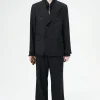 Black Panama Wool