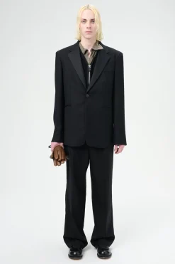 Black Panama Wool