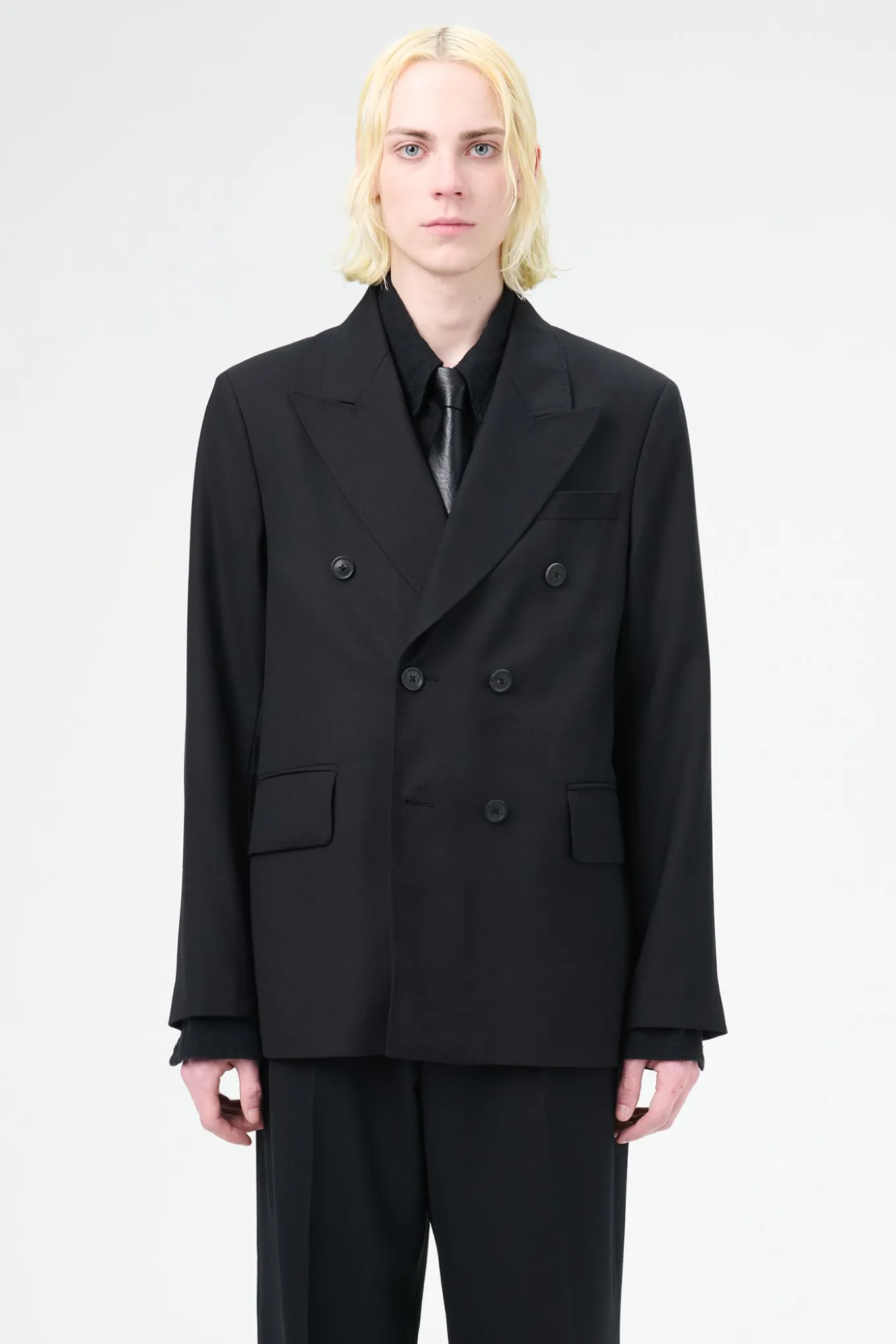 Black Panama Wool