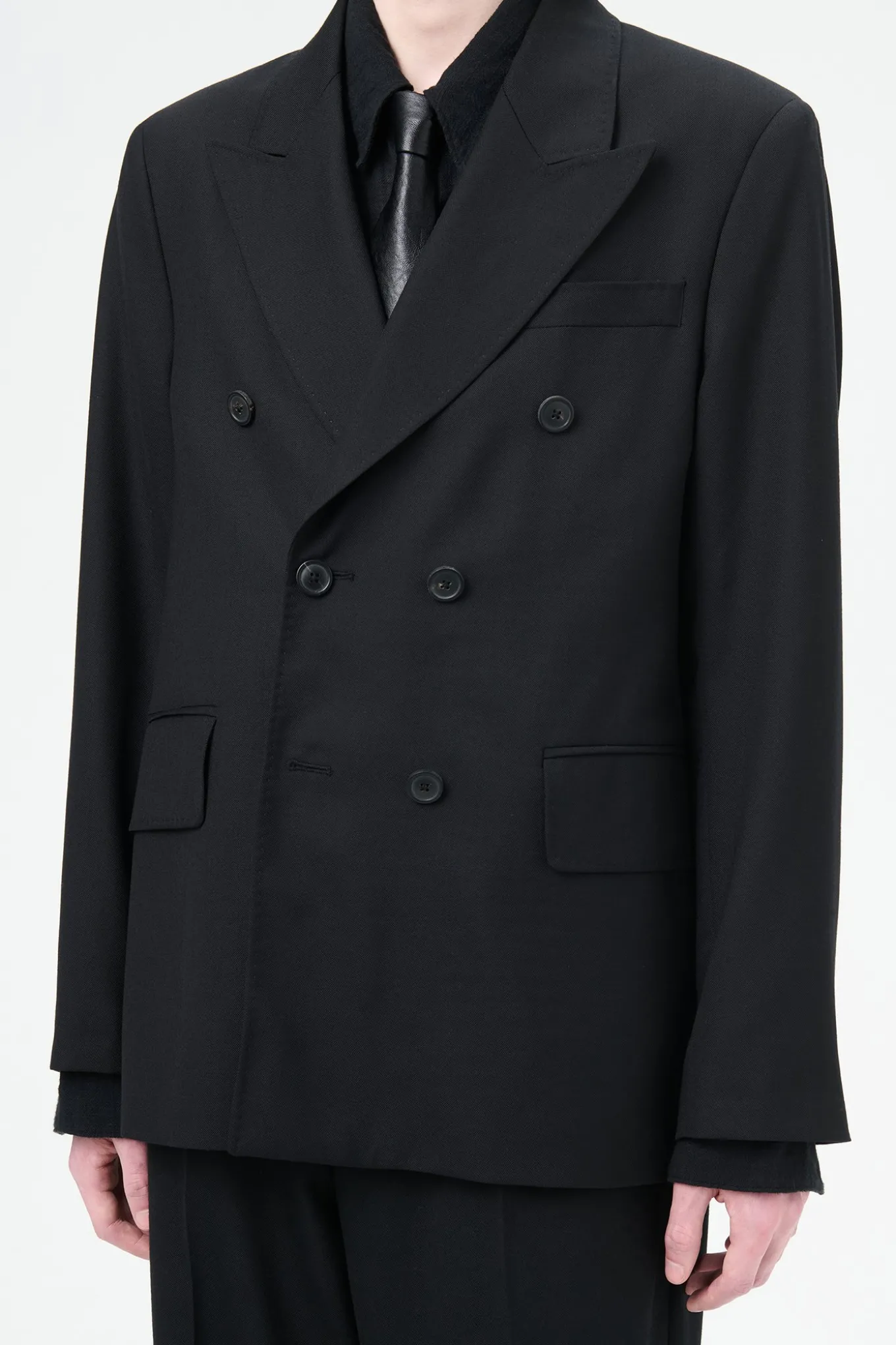 Black Panama Wool