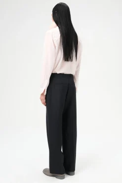 Black Panama Wool