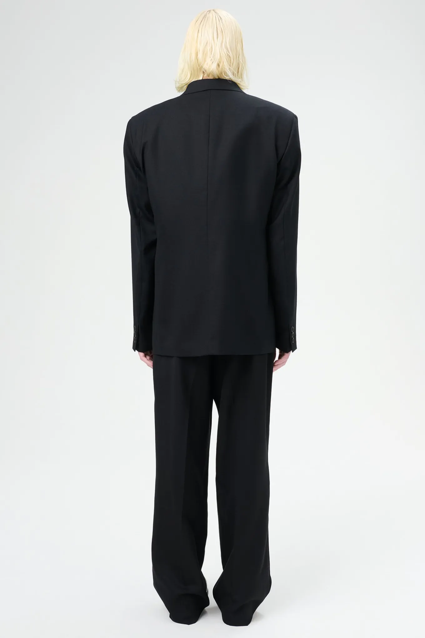 Black Panama Wool