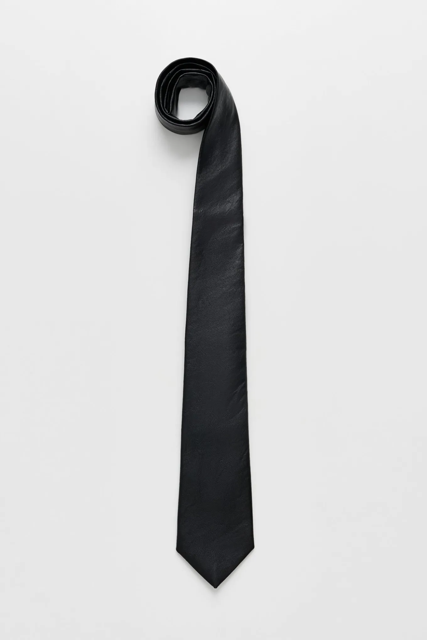 Black Real Fake Leather