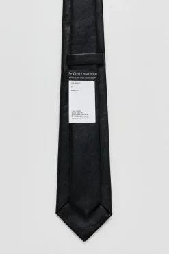 Black Real Fake Leather