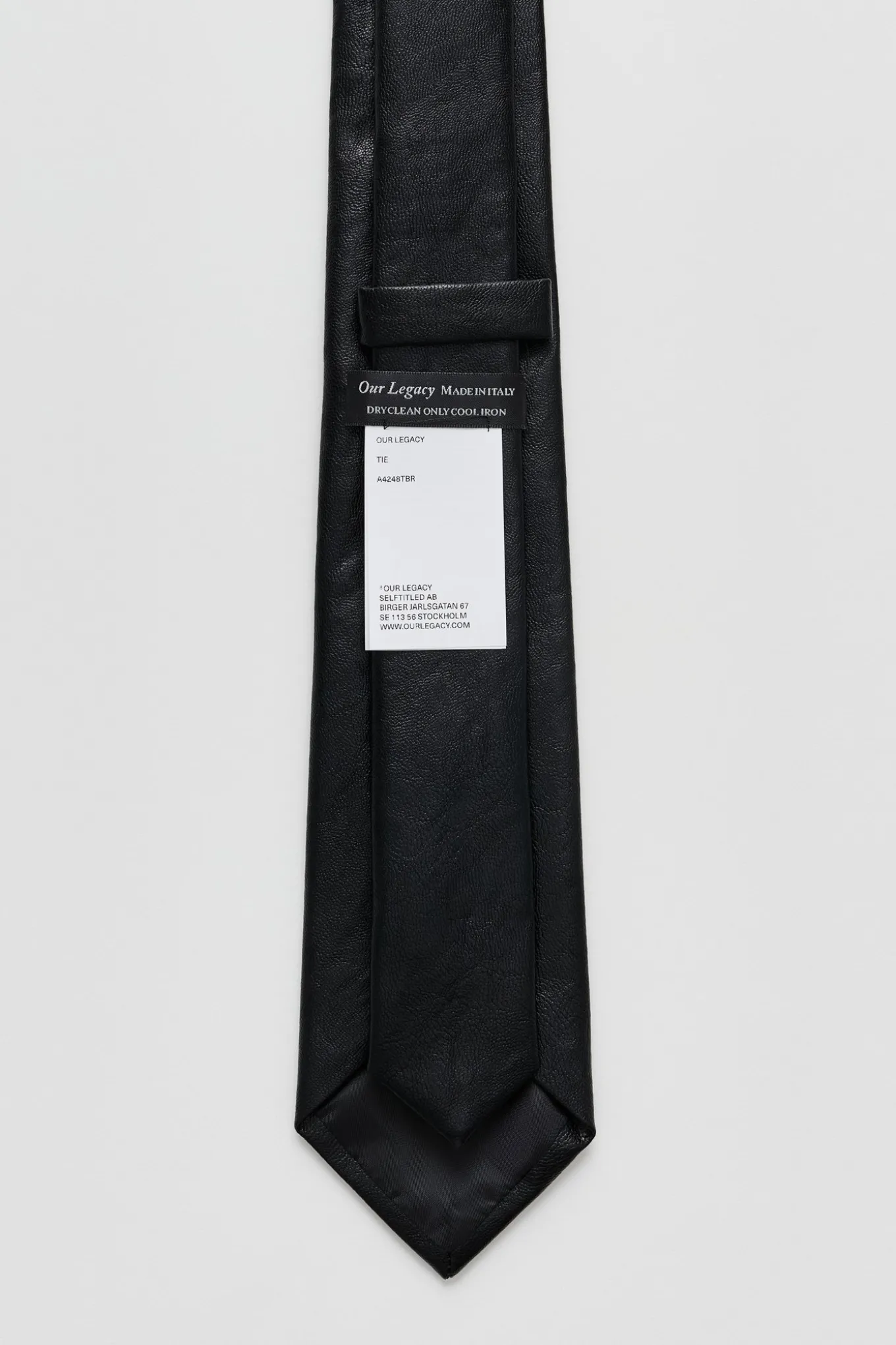 Black Real Fake Leather