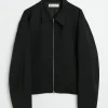 Black Worsted Wool