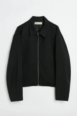 Black Worsted Wool
