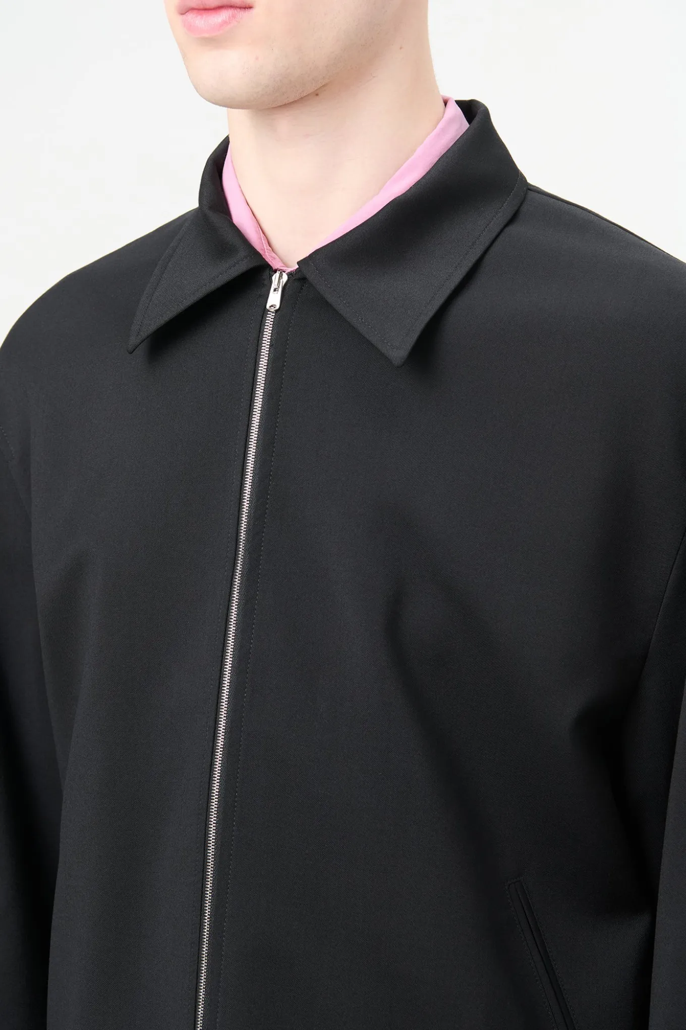 Black Worsted Wool
