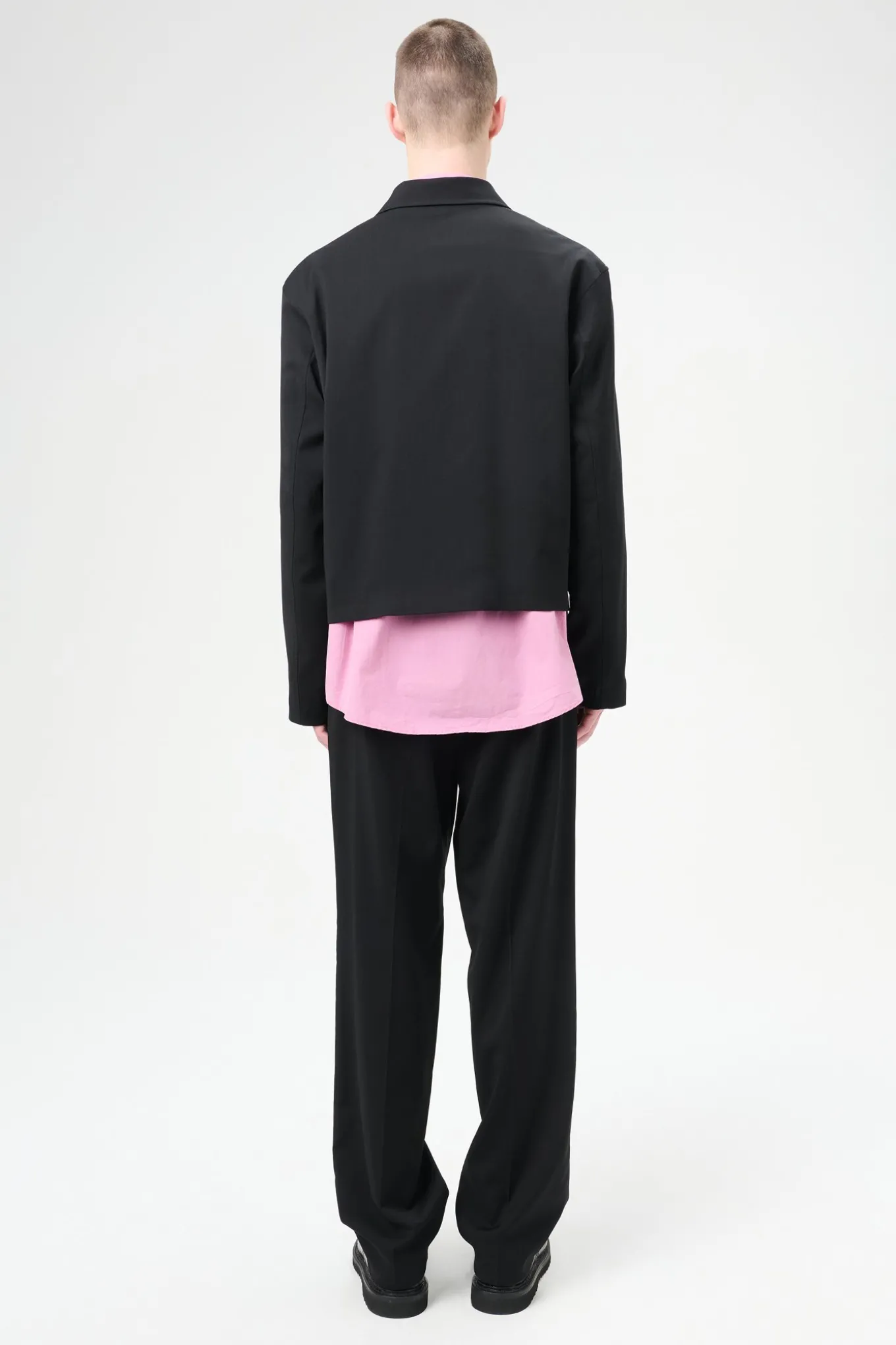 Black Worsted Wool